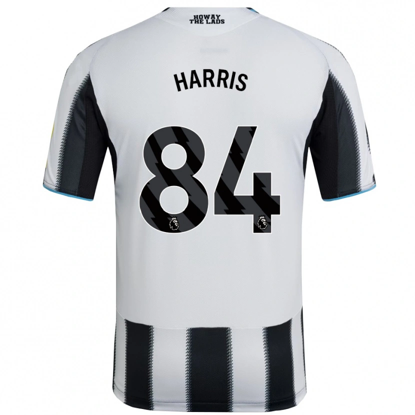 Danxen Homme Maillot Aidan Harris #84 Noir Blanc Tenues Domicile 2025/26 T-Shirt