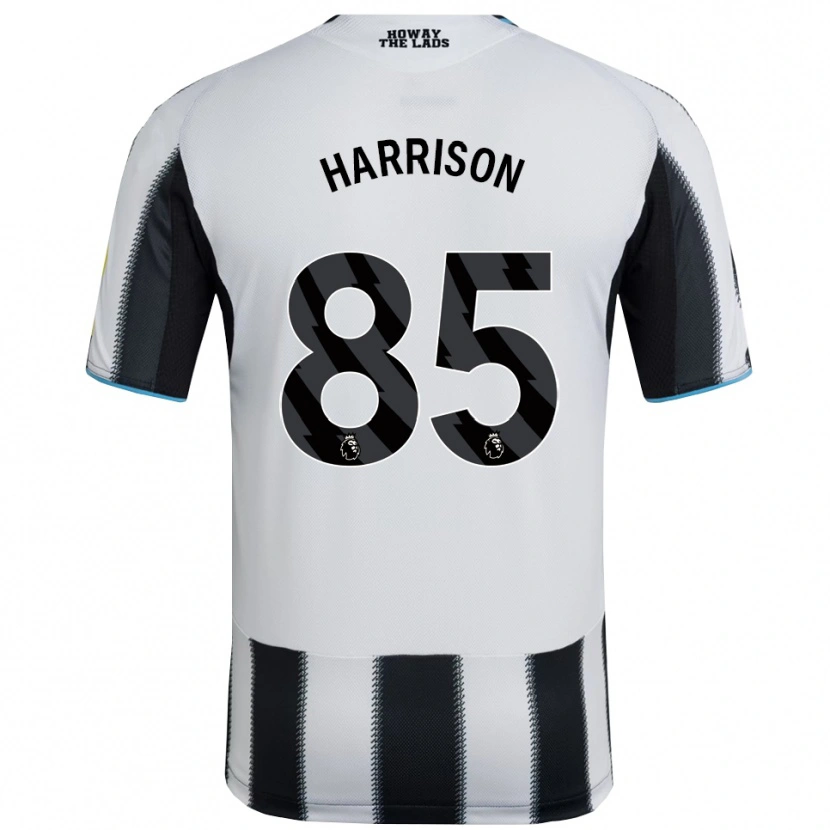 Danxen Homme Maillot Adam Harrison #85 Noir Blanc Tenues Domicile 2025/26 T-Shirt