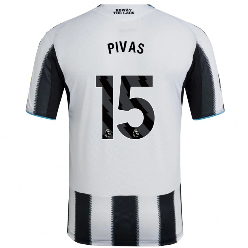 Danxen Homme Maillot Miodrag Pivas #15 Noir Blanc Tenues Domicile 2025/26 T-Shirt