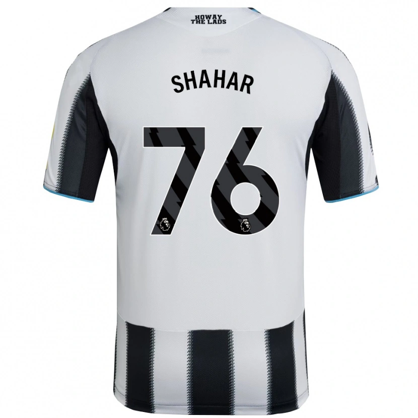 Danxen Homme Maillot Leo Shahar #76 Noir Blanc Tenues Domicile 2025/26 T-Shirt