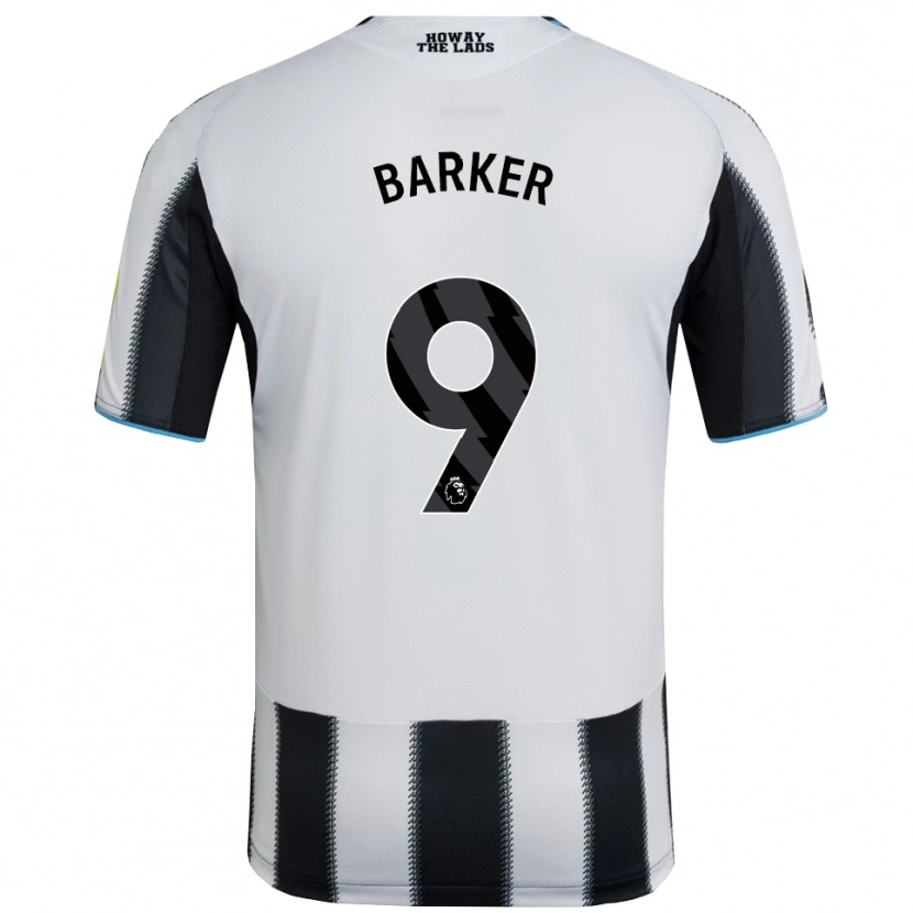 Danxen Homme Maillot Katie Barker #9 Noir Blanc Tenues Domicile 2025/26 T-Shirt