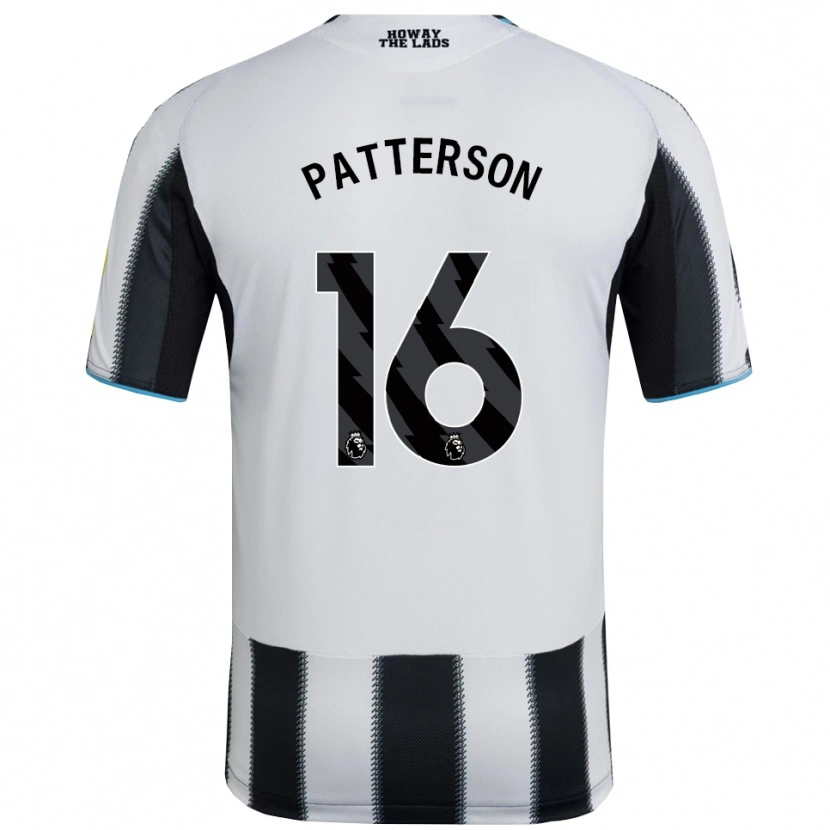 Danxen Homme Maillot Jack Patterson #16 Noir Blanc Tenues Domicile 2025/26 T-Shirt