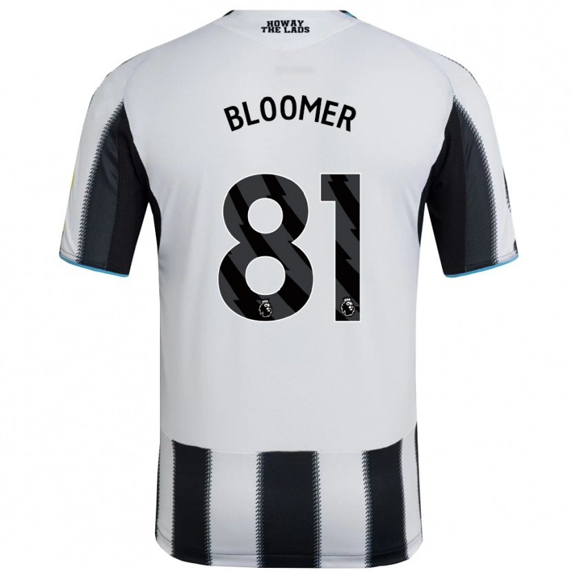 Danxen Homme Maillot Guy Bloomer #81 Noir Blanc Tenues Domicile 2025/26 T-Shirt