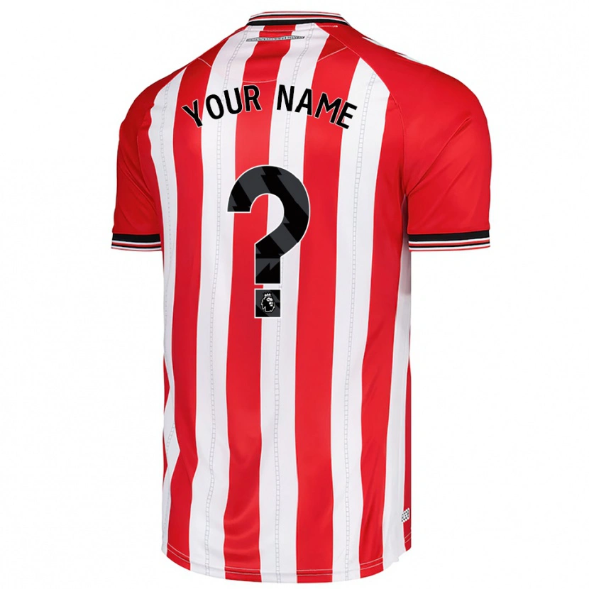 Danxen Homme Maillot Votre Nom #0 Rouge Blanc Tenues Domicile 2025/26 T-Shirt