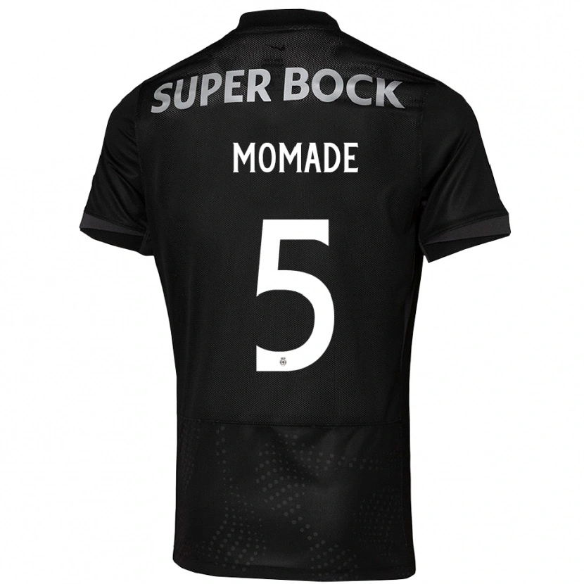 Danxen Homme Maillot Rayhan Momade #5 Noir Blanc Tenues Extérieur 2025/26 T-Shirt