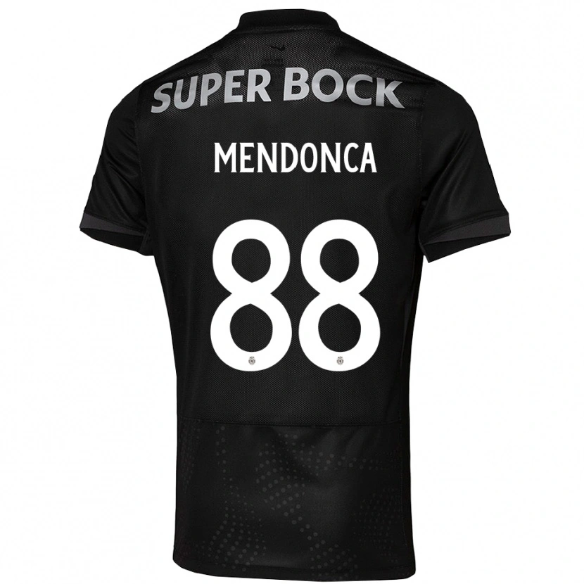 Danxen Homme Maillot Manuel Mendonça #88 Noir Blanc Tenues Extérieur 2025/26 T-Shirt