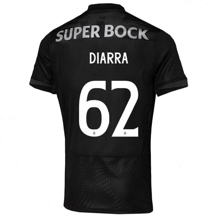 Danxen Homme Maillot Ibrahim Diarra #62 Noir Blanc Tenues Extérieur 2025/26 T-Shirt