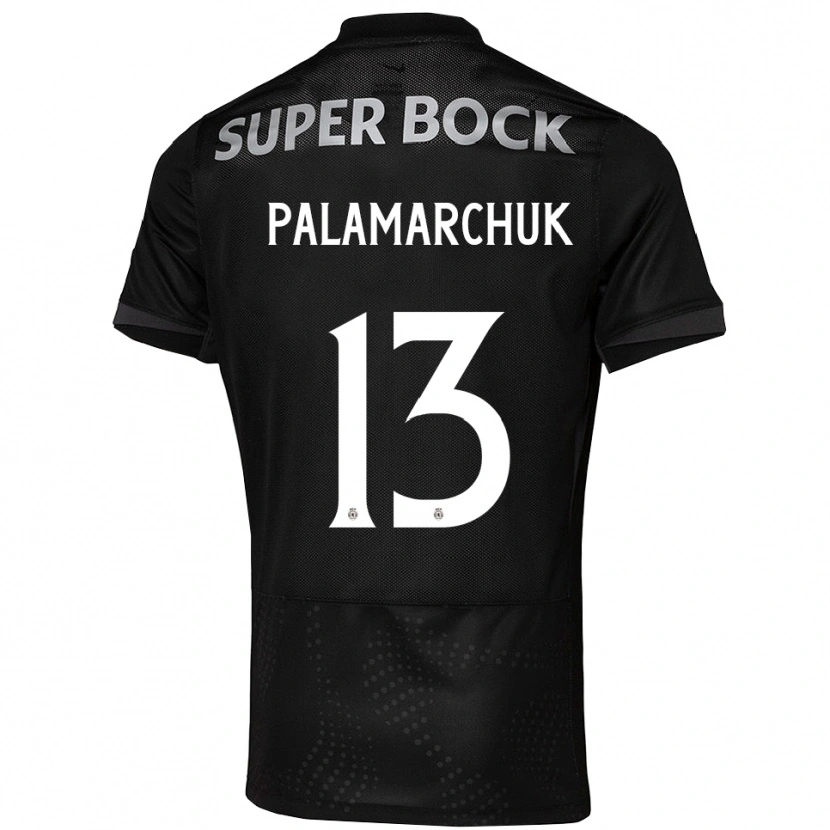 Danxen Homme Maillot Cristiano Vitaly Palamarchuk #13 Noir Blanc Tenues Extérieur 2025/26 T-Shirt