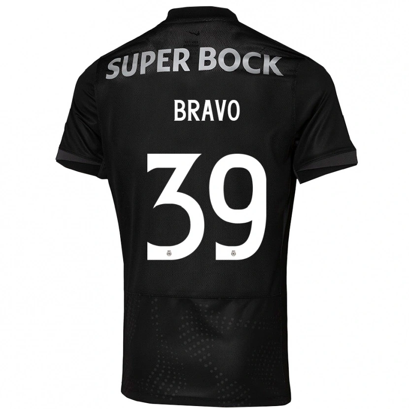 Danxen Homme Maillot Andreia Bravo #39 Noir Blanc Tenues Extérieur 2025/26 T-Shirt
