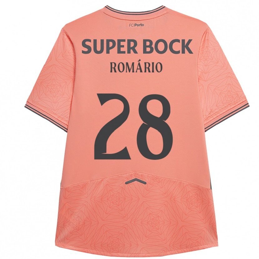 Danxen Homme Maillot Romário Baró #28 Rose Marine Tenues Extérieur 2025/26 T-Shirt