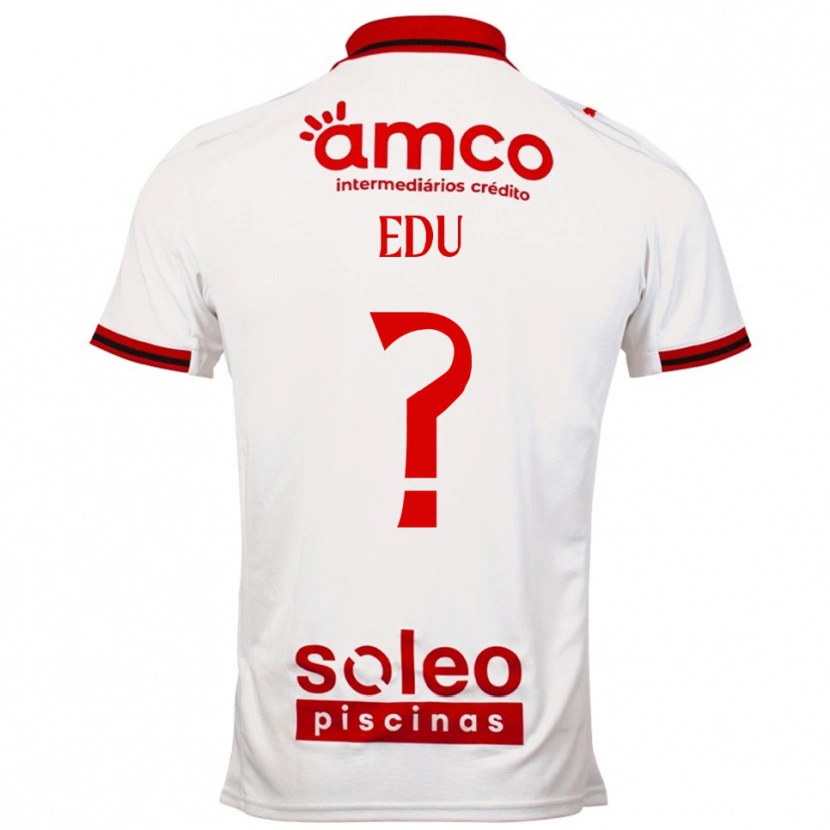 Danxen Homme Maillot Edu #0 Blanc Rouge Tenues Extérieur 2025/26 T-Shirt