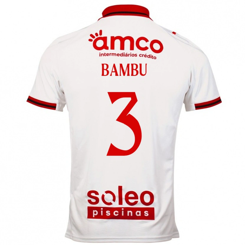 Danxen Homme Maillot Robson Bambu #3 Blanc Rouge Tenues Extérieur 2025/26 T-Shirt