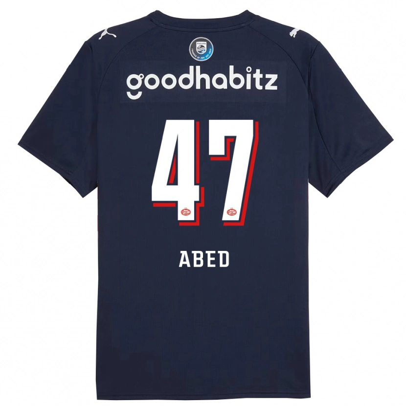 Danxen Homme Maillot Tai Abed #47 Marine Blanc Tenues Extérieur 2025/26 T-Shirt