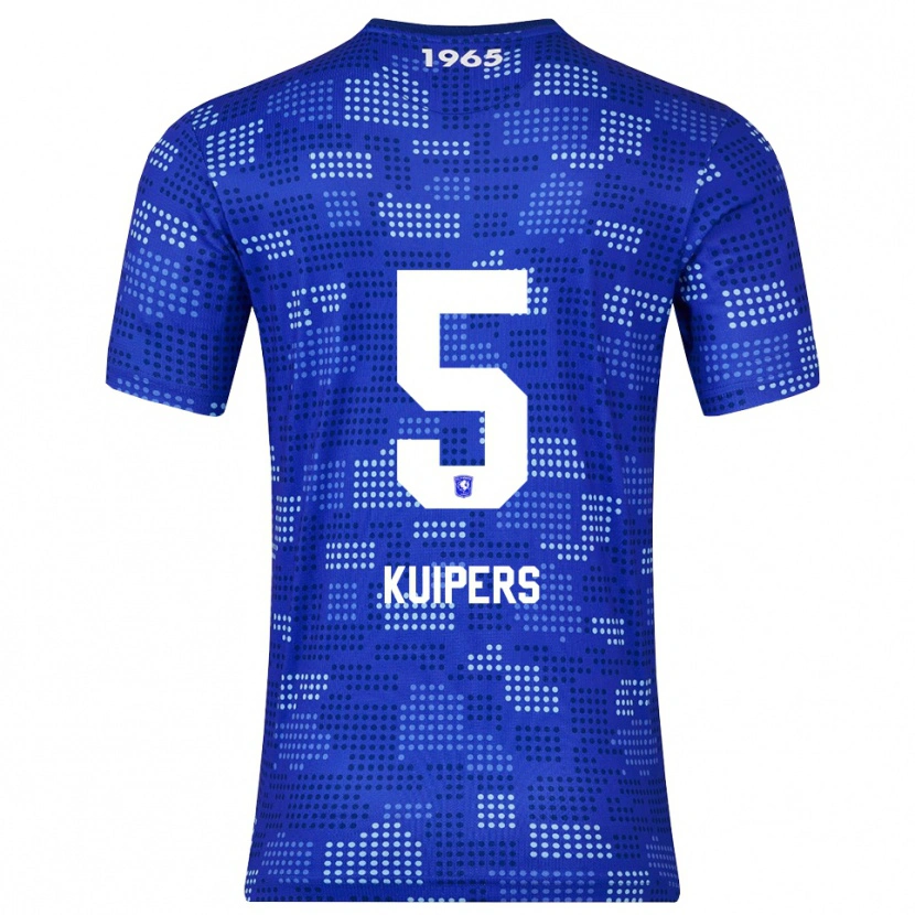 Danxen Homme Maillot Bas Kuipers #5 Bleu Bleu Ciel Tenues Extérieur 2025/26 T-Shirt