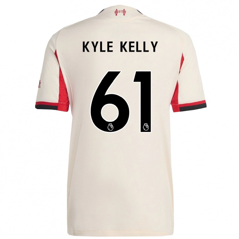 Danxen Homme Maillot Kyle Kelly #61 Blanc Noir Tenues Extérieur 2025/26 T-Shirt