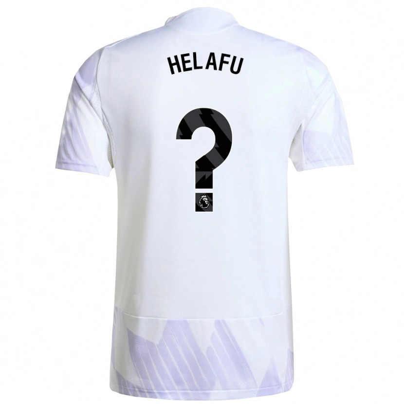 Danxen Homme Maillot Yuel Helafu #0 Blanc Violet Violet Tenues Extérieur 2025/26 T-Shirt