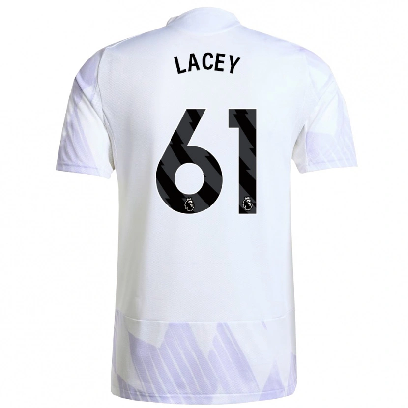 Danxen Homme Maillot Shea Lacey #61 Blanc Violet Violet Tenues Extérieur 2025/26 T-Shirt