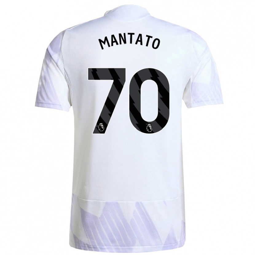Danxen Homme Maillot Bendito Mantato #70 Blanc Violet Violet Tenues Extérieur 2025/26 T-Shirt