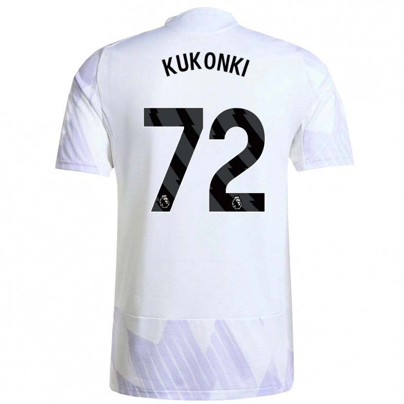 Danxen Homme Maillot Godwill Kukonki #72 Blanc Violet Violet Tenues Extérieur 2025/26 T-Shirt