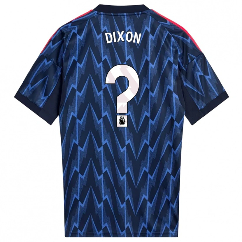 Danxen Homme Maillot Danny Dixon #0 Marine Rouge Tenues Extérieur 2025/26 T-Shirt