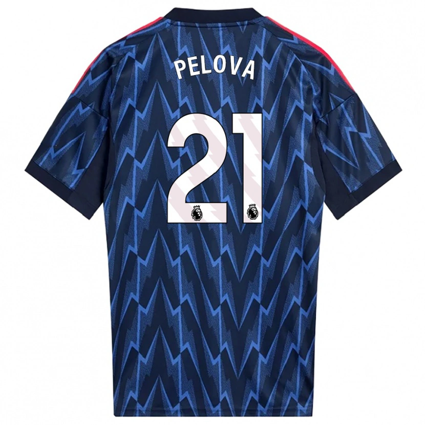 Danxen Homme Maillot Victoria Pelova #21 Marine Rouge Tenues Extérieur 2025/26 T-Shirt