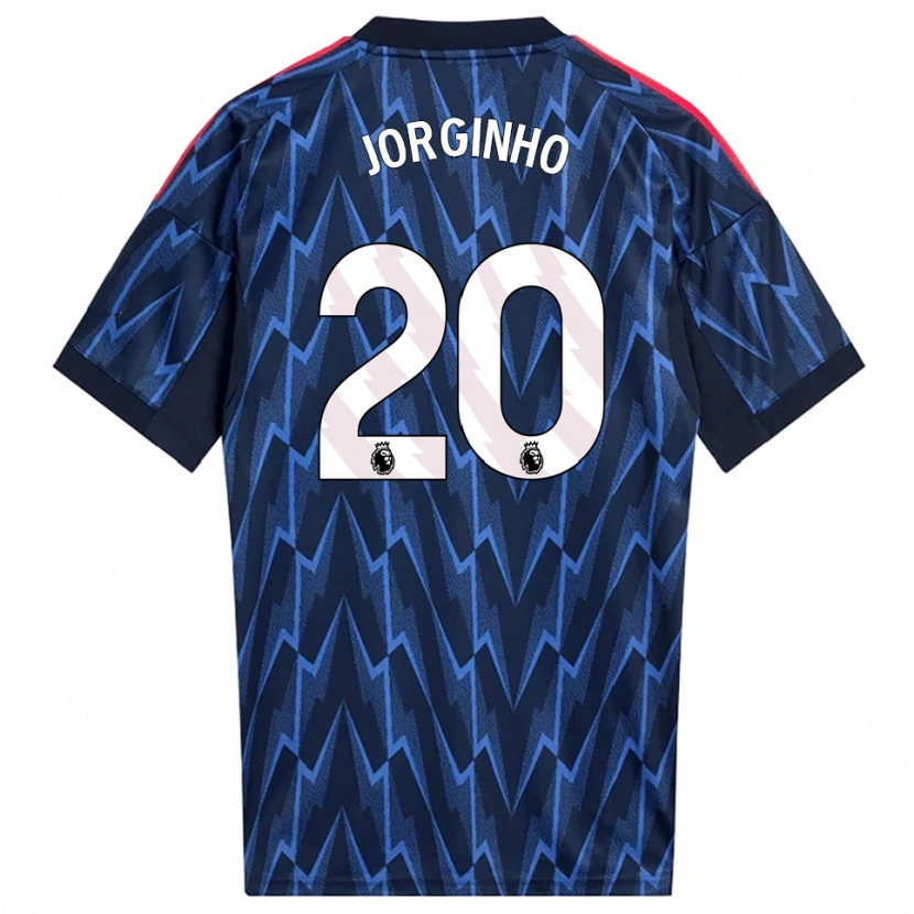Danxen Homme Maillot Jorginho #20 Marine Rouge Tenues Extérieur 2025/26 T-Shirt