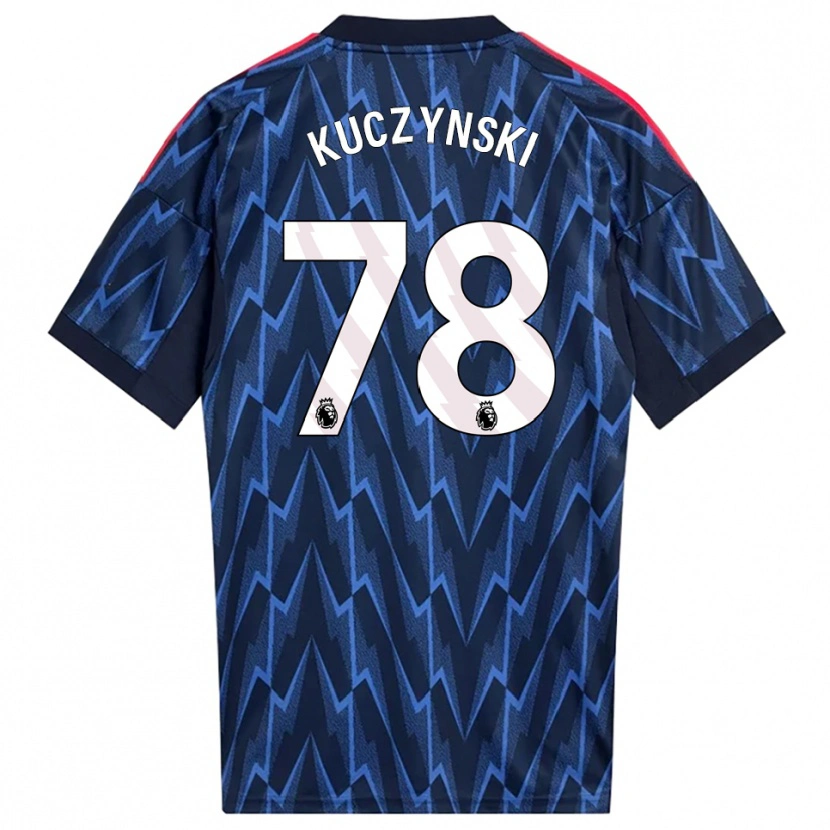 Danxen Homme Maillot Max Kuczynski #78 Marine Rouge Tenues Extérieur 2025/26 T-Shirt