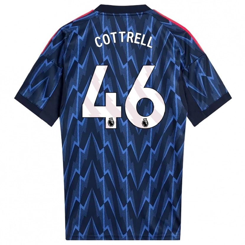 Danxen Homme Maillot Ben Cottrell #46 Marine Rouge Tenues Extérieur 2025/26 T-Shirt