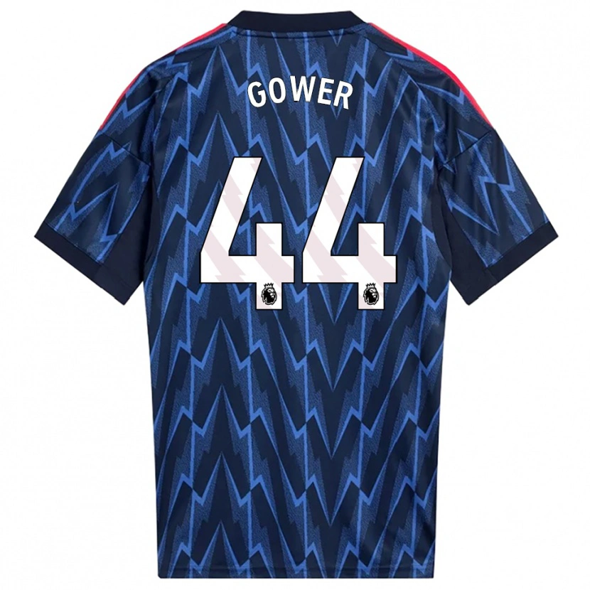 Danxen Homme Maillot Jimi Gower #44 Marine Rouge Tenues Extérieur 2025/26 T-Shirt