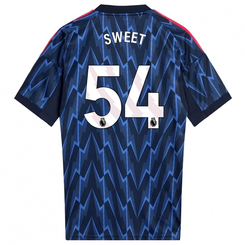 Danxen Homme Maillot William Sweet #54 Marine Rouge Tenues Extérieur 2025/26 T-Shirt