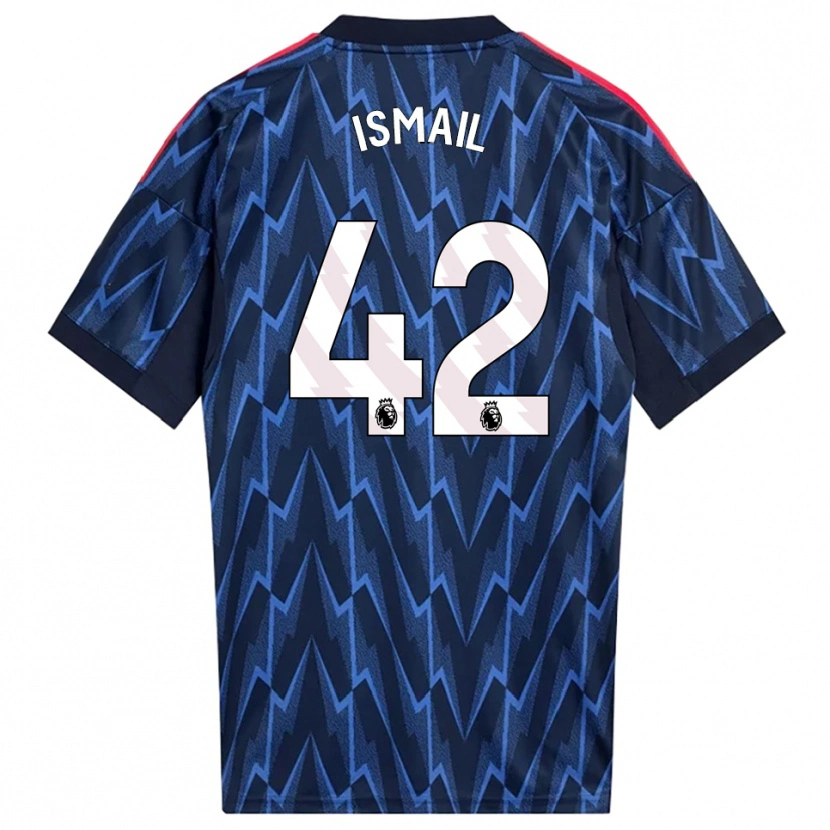 Danxen Homme Maillot Cam'ron Ismail #42 Marine Rouge Tenues Extérieur 2025/26 T-Shirt