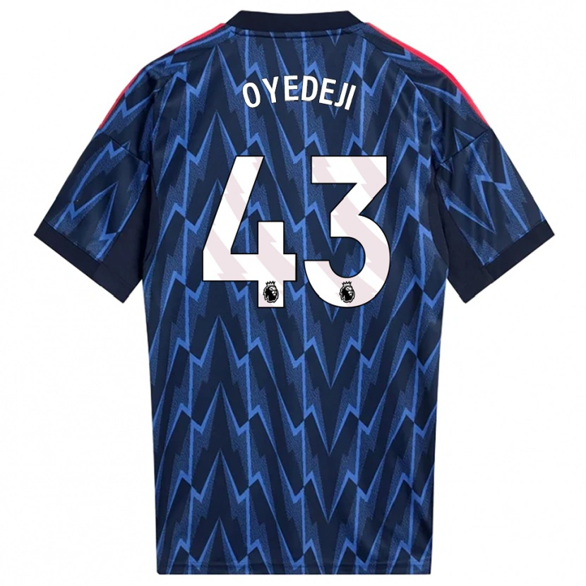 Danxen Homme Maillot Nathan Butler Oyedeji #43 Marine Rouge Tenues Extérieur 2025/26 T-Shirt