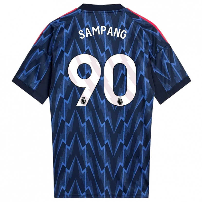 Danxen Homme Maillot Saurap Sampang #90 Marine Rouge Tenues Extérieur 2025/26 T-Shirt