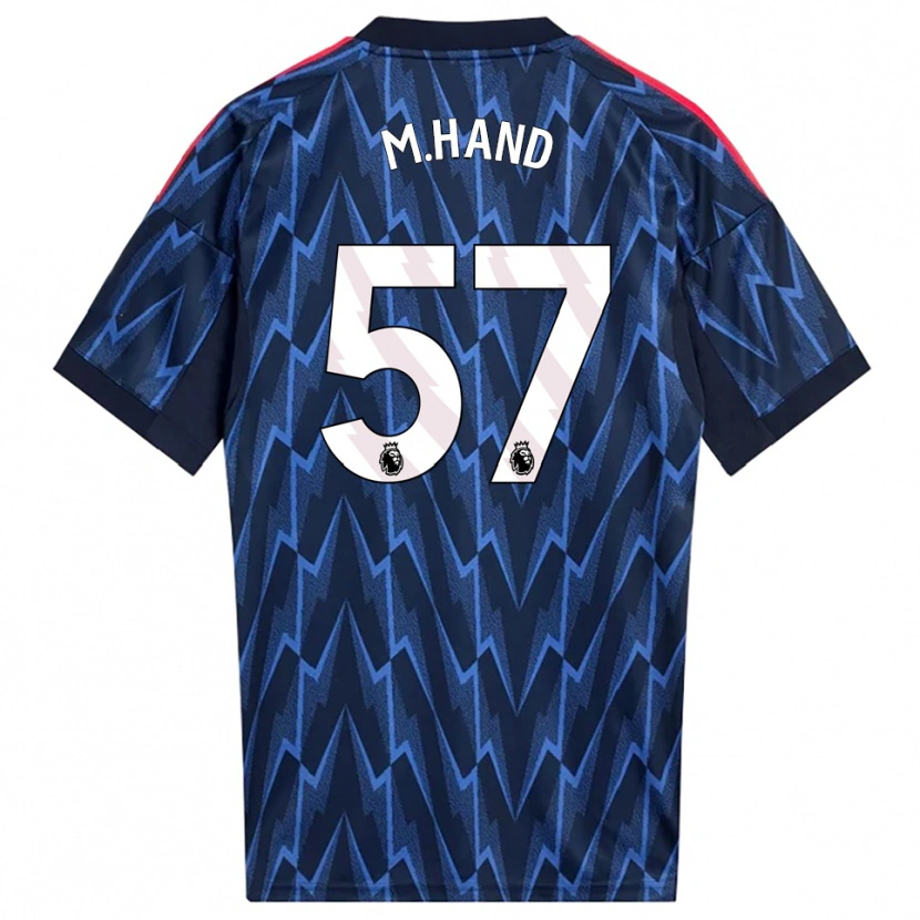 Danxen Homme Maillot Ismail Oulad M'hand #57 Marine Rouge Tenues Extérieur 2025/26 T-Shirt