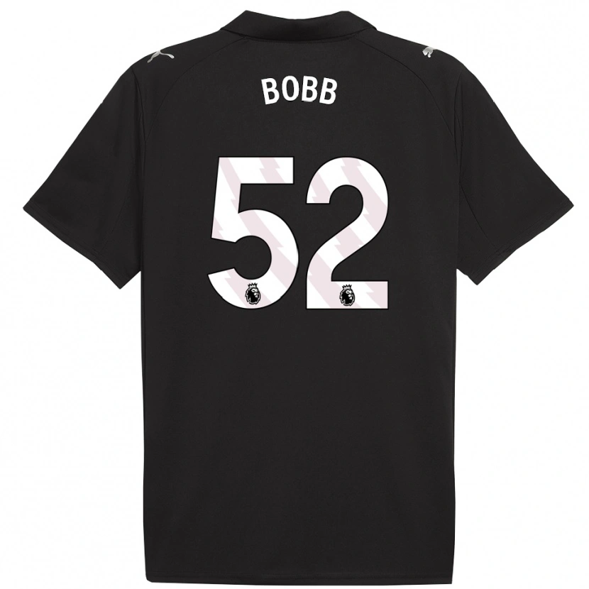 Danxen Homme Maillot Oscar Bobb #52 Noir Blanc Tenues Extérieur 2025/26 T-Shirt