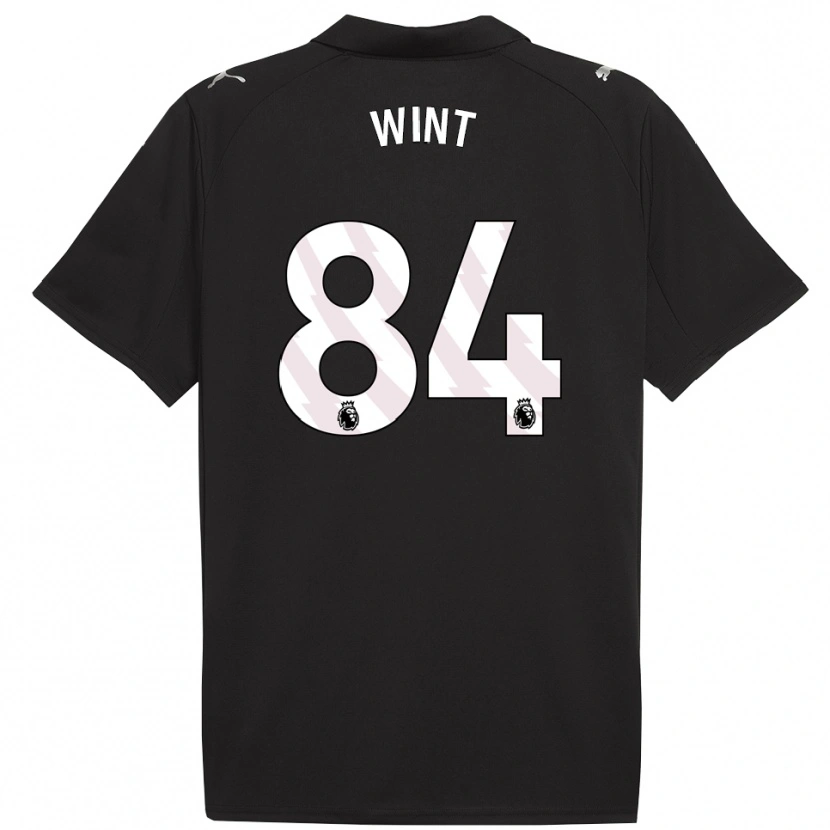 Danxen Homme Maillot Jack Wint #84 Noir Blanc Tenues Extérieur 2025/26 T-Shirt