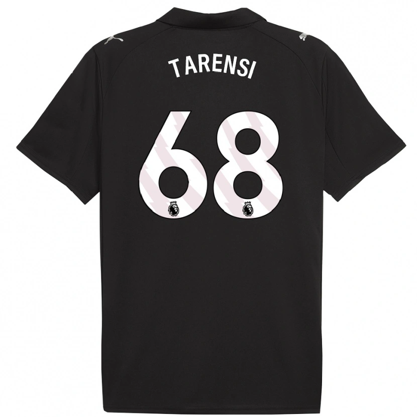 Danxen Homme Maillot Oscar Tarensi #68 Noir Blanc Tenues Extérieur 2025/26 T-Shirt