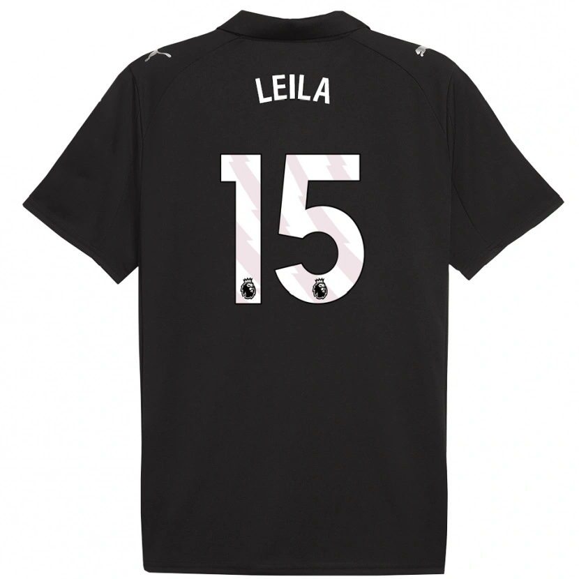Danxen Homme Maillot Leila Ouahabi #15 Noir Blanc Tenues Extérieur 2025/26 T-Shirt
