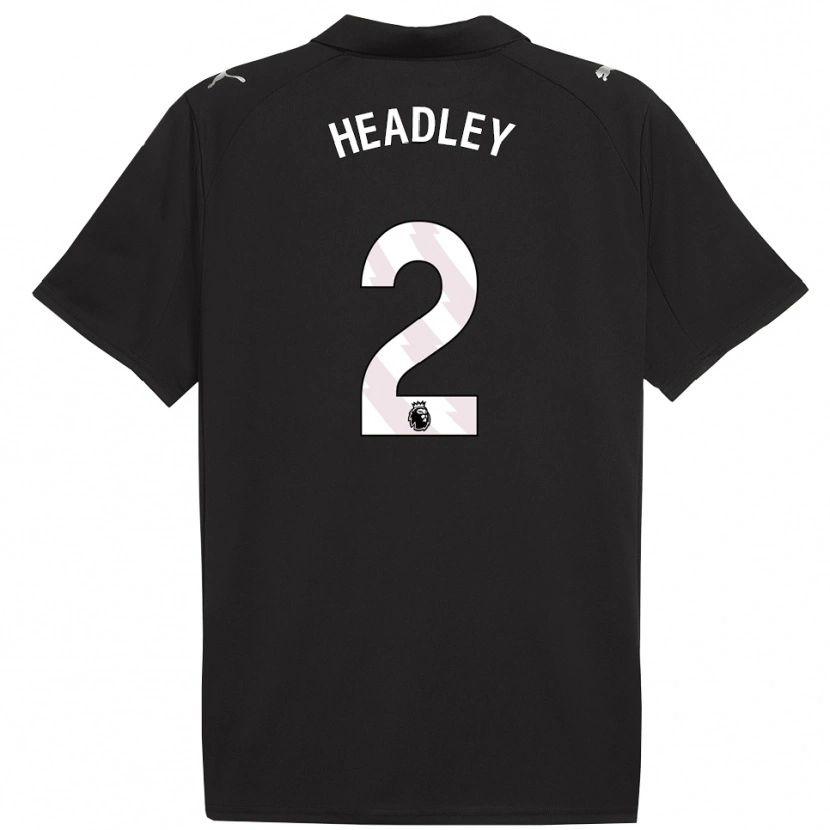 Danxen Homme Maillot Dante Headley #2 Noir Blanc Tenues Extérieur 2025/26 T-Shirt
