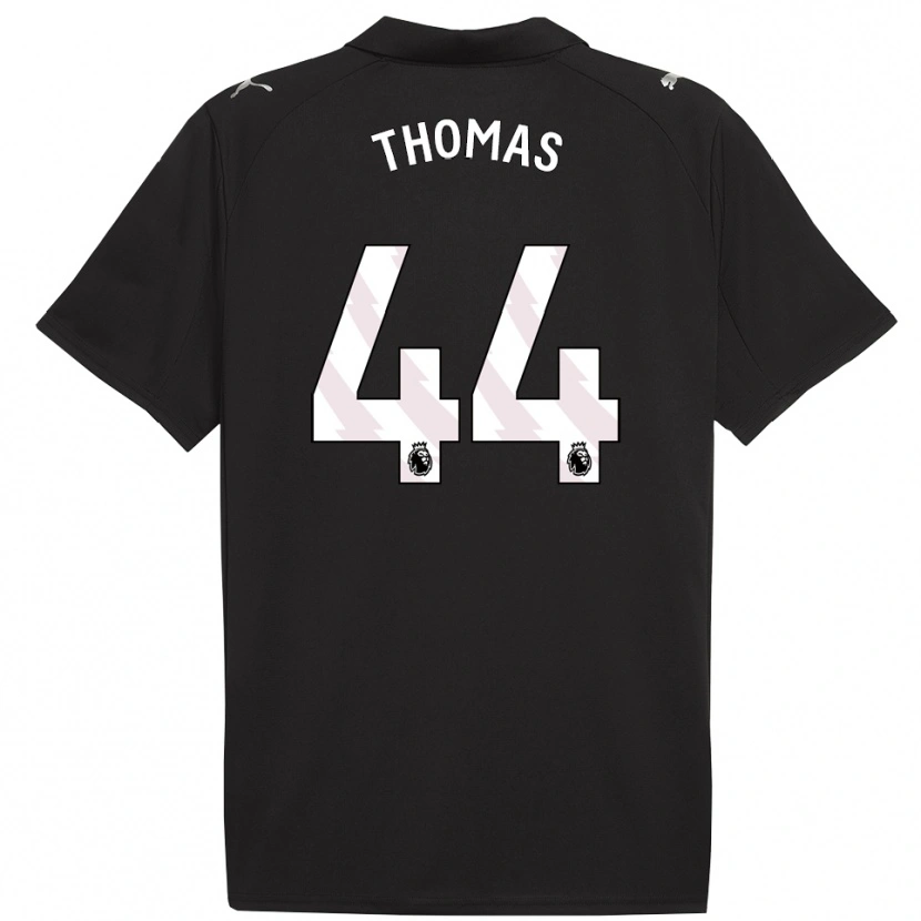 Danxen Homme Maillot Codie Thomas #44 Noir Blanc Tenues Extérieur 2025/26 T-Shirt