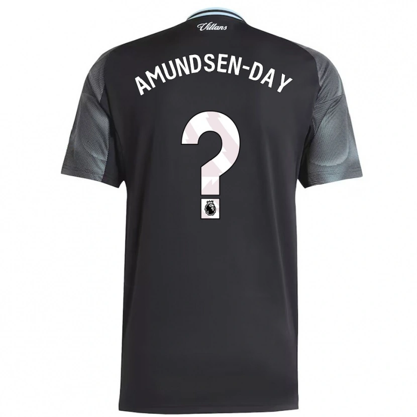 Danxen Homme Maillot Ethan Amundsen-Day #0 Noir Bleu Ciel Tenues Extérieur 2025/26 T-Shirt
