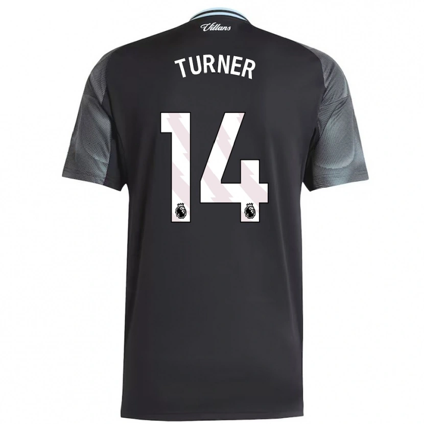 Danxen Homme Maillot Danielle Turner #14 Noir Bleu Ciel Tenues Extérieur 2025/26 T-Shirt