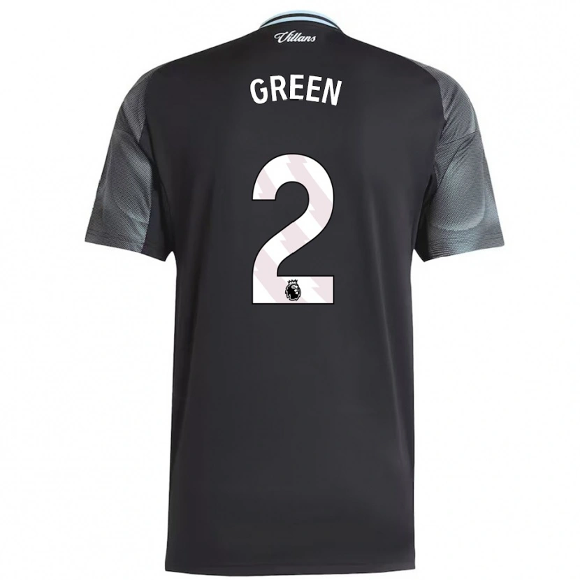Danxen Homme Maillot Jacob Green #2 Noir Bleu Ciel Tenues Extérieur 2025/26 T-Shirt