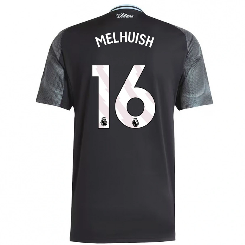 Danxen Homme Maillot Lennon Melhuish #16 Noir Bleu Ciel Tenues Extérieur 2025/26 T-Shirt