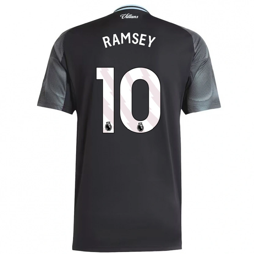 Danxen Homme Maillot Cole Ramsey #10 Noir Bleu Ciel Tenues Extérieur 2025/26 T-Shirt