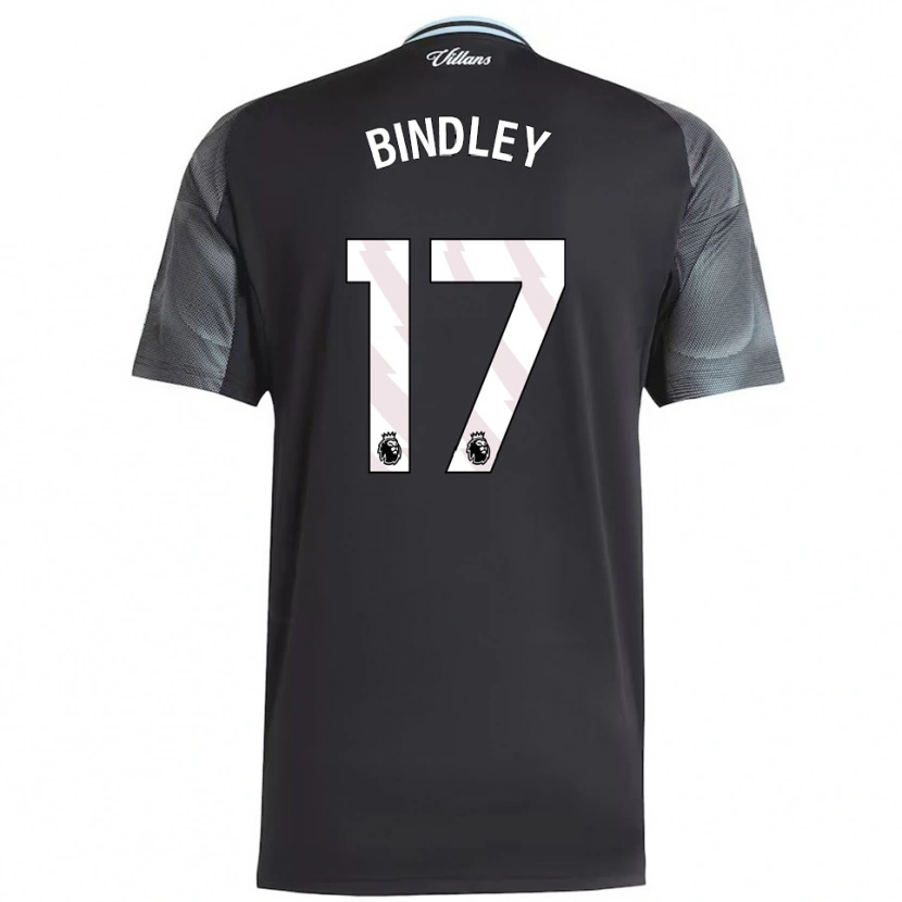 Danxen Homme Maillot Oliver Bindley #17 Noir Bleu Ciel Tenues Extérieur 2025/26 T-Shirt