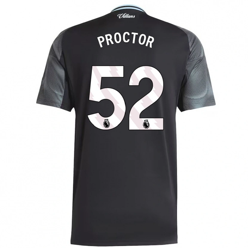 Danxen Homme Maillot Sam Proctor #52 Noir Bleu Ciel Tenues Extérieur 2025/26 T-Shirt