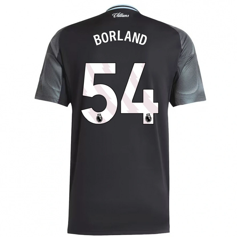 Danxen Homme Maillot Aidan Borland #54 Noir Bleu Ciel Tenues Extérieur 2025/26 T-Shirt