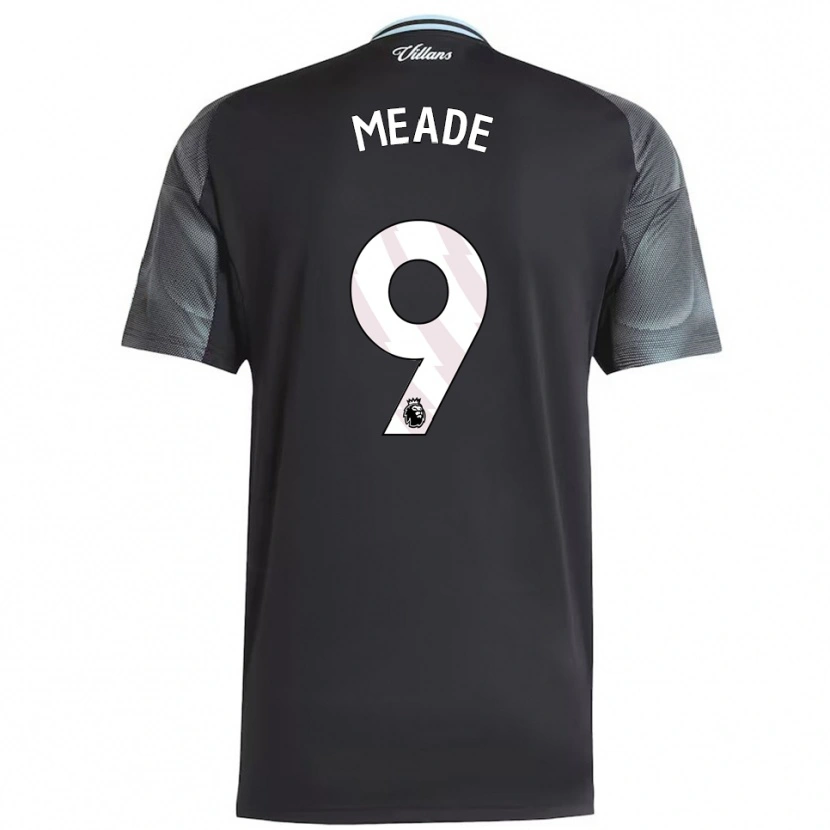 Danxen Homme Maillot Markie Meade #9 Noir Bleu Ciel Tenues Extérieur 2025/26 T-Shirt