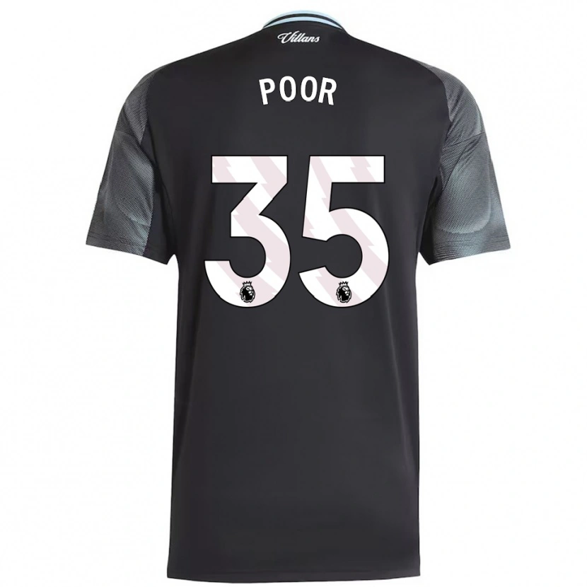 Danxen Homme Maillot Sophia Poor #35 Noir Bleu Ciel Tenues Extérieur 2025/26 T-Shirt